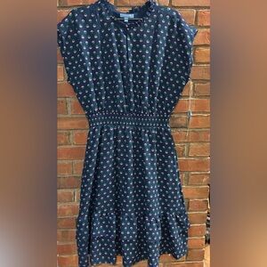 Draper James Navy Floral Kids Dress